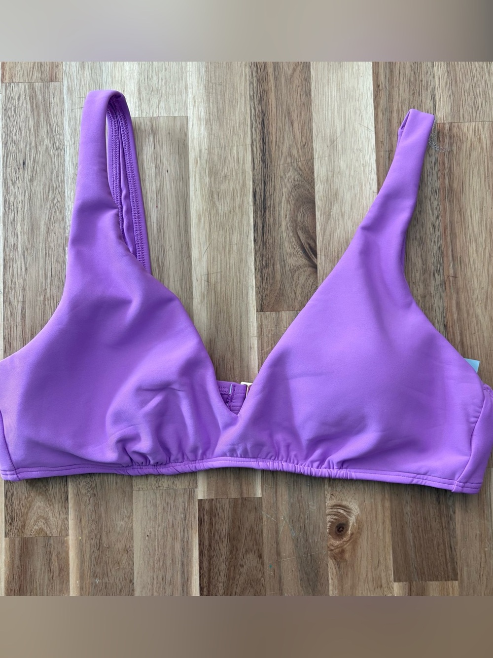 Shade and shore- Purple Triangle Bralette - Women swim top